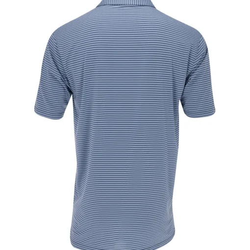 Turtleson Edward Stripe Performance Shirt Polo Short Sleeve Golf Apparel