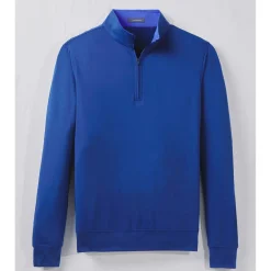 Turtleson Eli Solid Performance 1/4 Zip Outerwear Pullover Golf Apparel