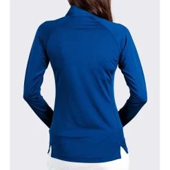 Turtleson Ellie Solid Performance 1/4 Zip Outerwear Pullover Golf Apparel