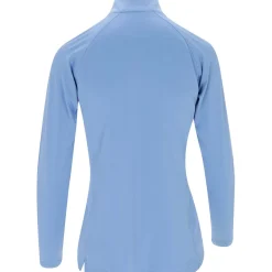 Turtleson Ellie Solid Performance 1/4 Zip Outerwear Pullover Golf Apparel