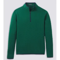 Turtleson Erwin Quilted 1/4 Zip Outerwear Pullover Golf Apparel