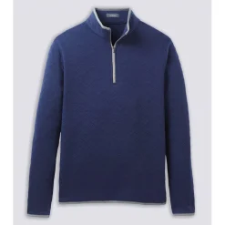 Turtleson Erwin Quilted 1/4 Zip Outerwear Pullover Golf Apparel
