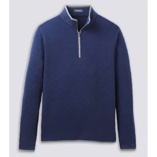 Turtleson Erwin Quilted 1/4 Zip Outerwear Pullover Golf Apparel