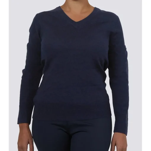 Turtleson Extra Fine Merino V-Neck Sweater Pullover Golf Apparel
