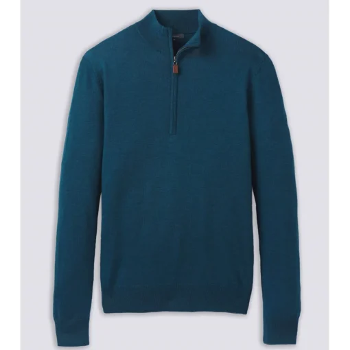 Turtleson Extra Fine Merino 1/4 Zip Sweater Pullover Golf Apparel