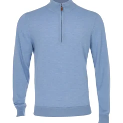 Turtleson Extra Fine Merino 1/4 Zip Sweater Pullover Golf Apparel