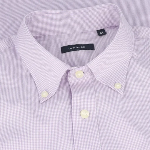 Turtleson Graham Performance Gingham Shirt Dress Golf Apparel