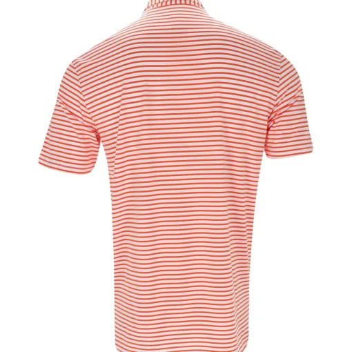Turtleson Gus Stripe Performance Shirt Polo Short Sleeve Golf Apparel