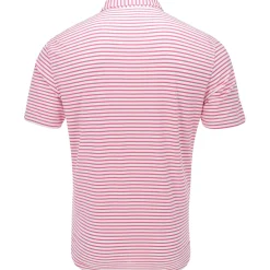 Turtleson Gus Stripe Performance Shirt Polo Short Sleeve Golf Apparel