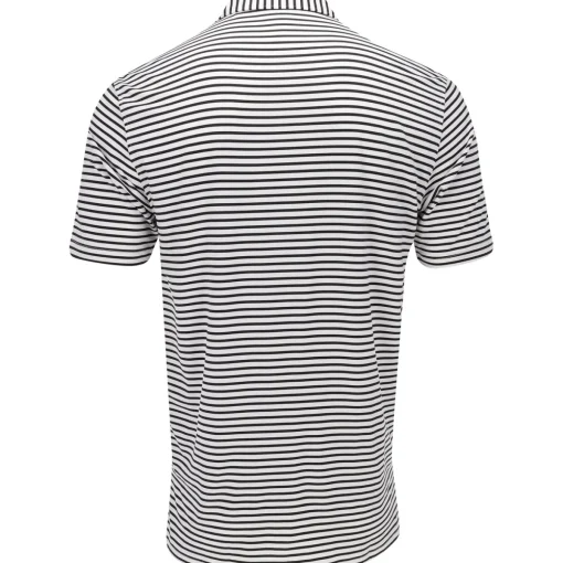 Turtleson Gus Stripe Performance Shirt Polo Short Sleeve Golf Apparel