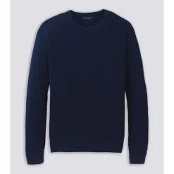 Turtleson Heath Waffle Knit Sweater Crew Golf Apparel