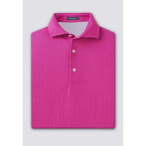Turtleson Hex Performance Shirt Polo Short Sleeve Golf Apparel