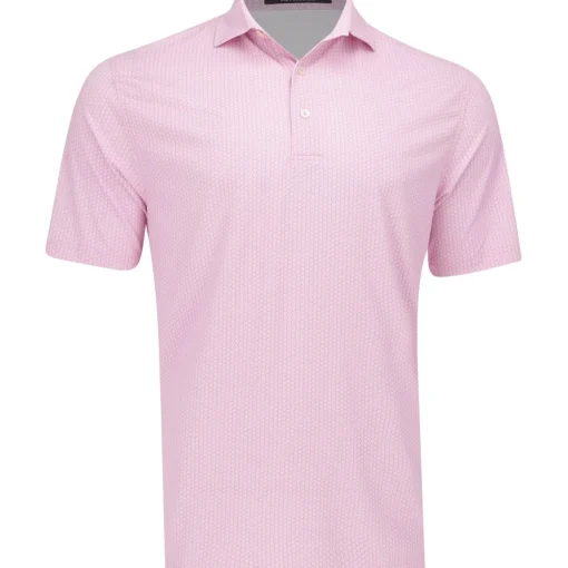 Turtleson Hex Performance Shirt Polo Short Sleeve Golf Apparel