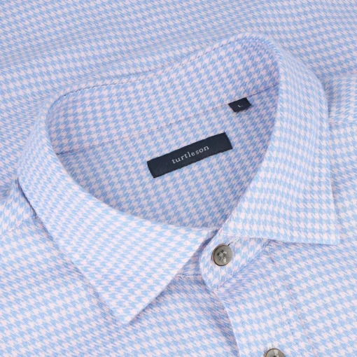 Turtleson Hudson Houndstooth Shirt Dress Golf Apparel