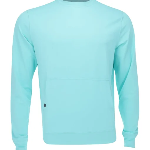 Turtleson Joey Performance Crewneck Outerwear Pullover Golf Apparel