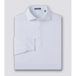 Turtleson Kenneth Solid Performance Shirt Polo Long Sleeve Golf Apparel