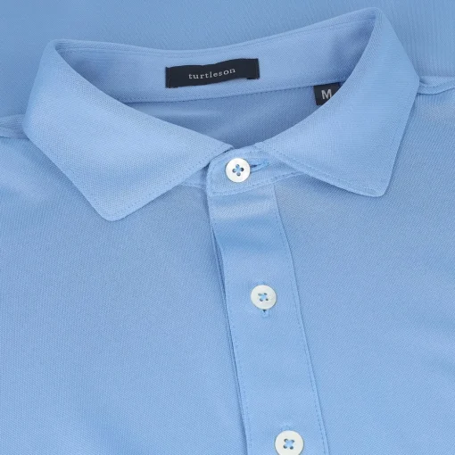 Turtleson Kenneth Solid Performance Shirt Polo Long Sleeve Golf Apparel