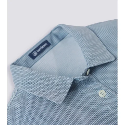 Turtleson Lane Oxford Performance Shirt Polo Short Sleeve Golf Apparel