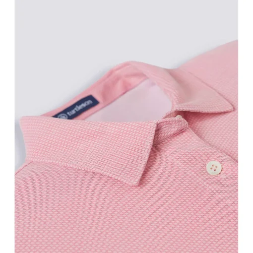 Turtleson Lane Oxford Performance Shirt Polo Short Sleeve Golf Apparel