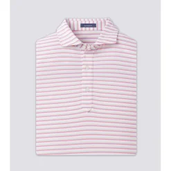 Turtleson Lanier Gradient Stripe Performance Shirt Polo Short Sleeve Golf Apparel