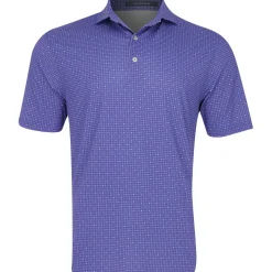 Turtleson Lennox Dot Performance Shirt Polo Short Sleeve Golf Apparel