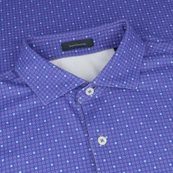 Turtleson Lennox Dot Performance Shirt Polo Short Sleeve Golf Apparel