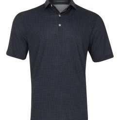 Turtleson Lennox Dot Performance Shirt Polo Short Sleeve Golf Apparel