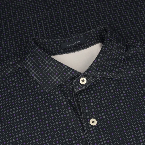 Turtleson Lennox Dot Performance Shirt Polo Short Sleeve Golf Apparel