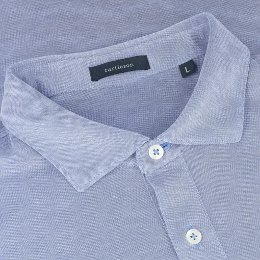 Turtleson Lester Oxford Performance Shirt Polo Short Sleeve Golf Apparel