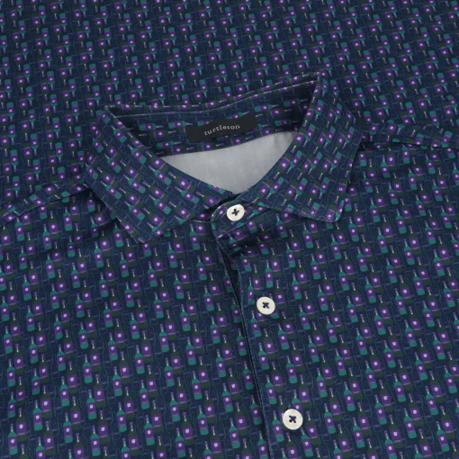 Turtleson Limerick Performance Shirt Polo Short Sleeve Golf Apparel