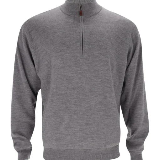 Turtleson Lined Merino 1/4 Zip Sweater Pullover Golf Apparel