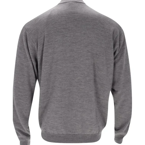 Turtleson Lined Merino 1/4 Zip Sweater Pullover Golf Apparel