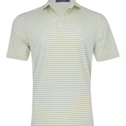 Turtleson Miller Stripe Performance Shirt Polo Short Sleeve Golf Apparel