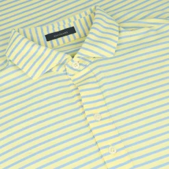 Turtleson Miller Stripe Performance Shirt Polo Short Sleeve Golf Apparel