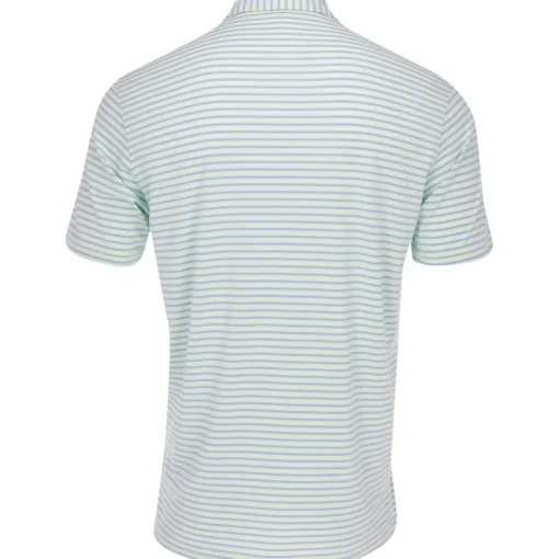 Turtleson Miller Stripe Performance Shirt Polo Short Sleeve Golf Apparel