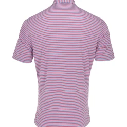Turtleson Miller Stripe Performance Shirt Polo Short Sleeve Golf Apparel