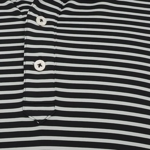 Turtleson Miller Stripe Performance Shirt Polo Short Sleeve Golf Apparel