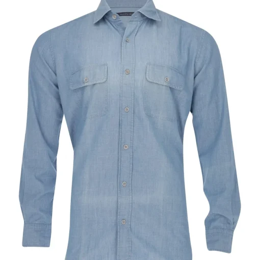 Turtleson Owen Chambray Work Shirt Dress Golf Apparel