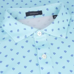 Turtleson Painted Turtle Performance Pique Shirt Polo Short Sleeve Golf Apparel