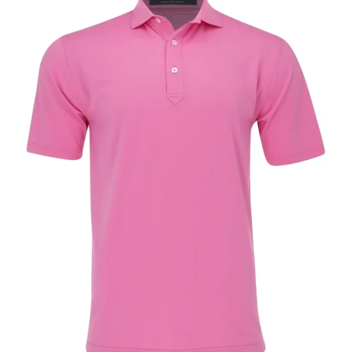 Turtleson Palmer Solid Performance Shirt Polo Short Sleeve Golf Apparel