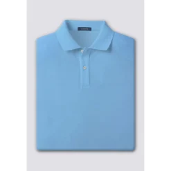 Turtleson Pierce Cotton Performance Shirt Polo Short Sleeve Golf Apparel