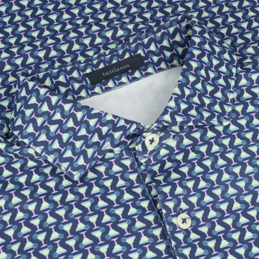 Turtleson Rocky Performance Shirt Polo Short Sleeve Golf Apparel