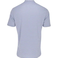 Turtleson Rory Stripe Performance Shirt Polo Short Sleeve Golf Apparel