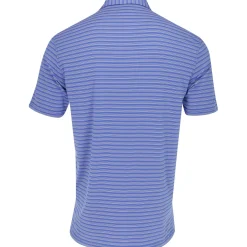Turtleson Rory Stripe Performance Shirt Polo Short Sleeve Golf Apparel