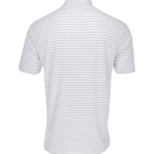 Turtleson Rory Stripe Performance Shirt Polo Short Sleeve Golf Apparel