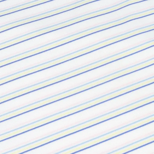 Turtleson Rory Stripe Performance Shirt Polo Short Sleeve Golf Apparel