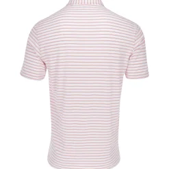 Turtleson Rory Stripe Performance Shirt Polo Short Sleeve Golf Apparel