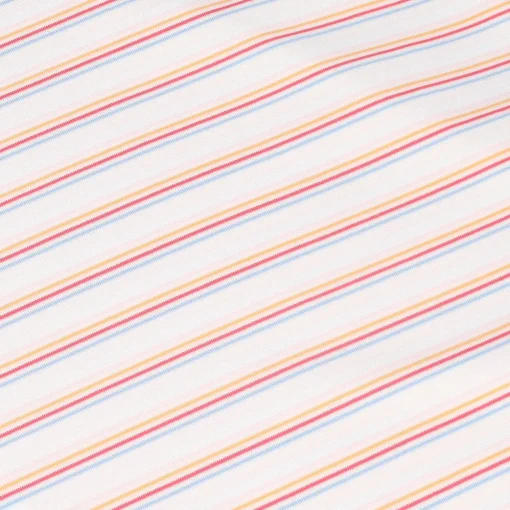 Turtleson Rory Stripe Performance Shirt Polo Short Sleeve Golf Apparel