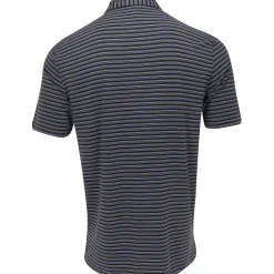 Turtleson Rory Stripe Performance Shirt Polo Short Sleeve Golf Apparel