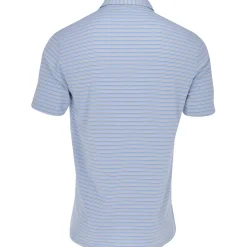 Turtleson Rory Stripe Performance Shirt Polo Short Sleeve Golf Apparel